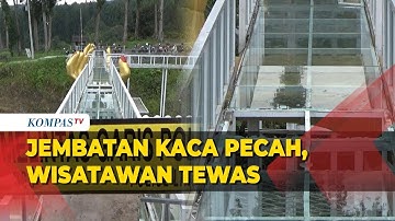 Polisi Beberkan Detik detik Jembatan Kaca Pecah di Limpakuwus Banyumas yang Memakan Korban Tewas