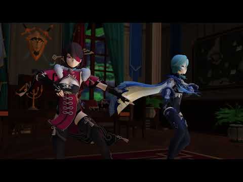 [MMD]事務所でエンヴィーベイビー[原神]