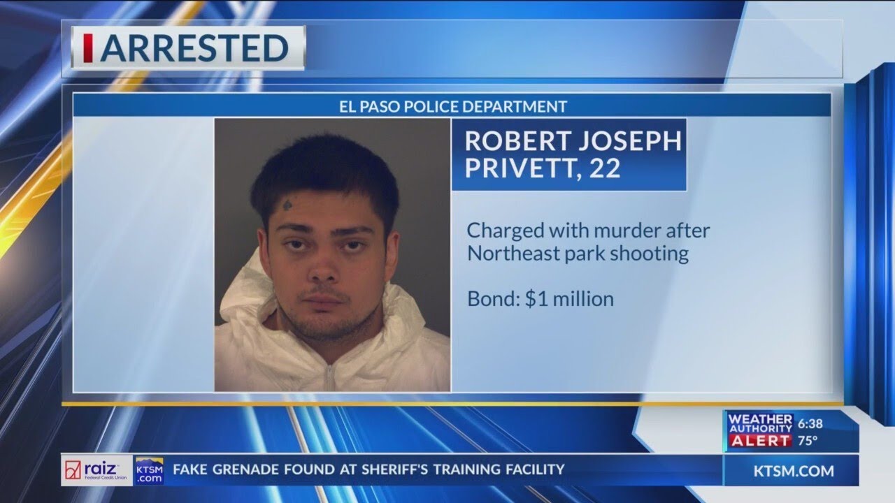 Man charged with murder after Northeast El Paso park shooting - YouTube