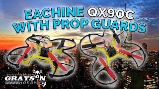 Eachine Qx90C Micro FPV Drone Racer Package - Free Prop Guards