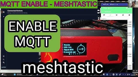 MESHTASTIC ENABLE MQTT