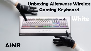 Unboxing the Alienware Wireless Gaming Keyboard - AW920K  | ASMR Soothing Sound