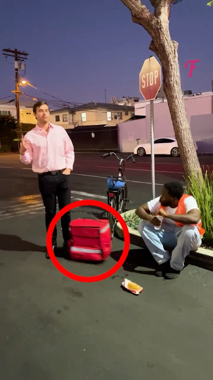 Rude Man Kicked a Stranger’s Bag and Faced the Consequences! #shorts