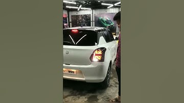 Maruti Suzuki swift modified tail light💥💥mini cooper style #shorts #marutisuzukiswift