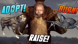 Babies, Cats and Spiders! - Part 1 | NEW VEGAS MODS