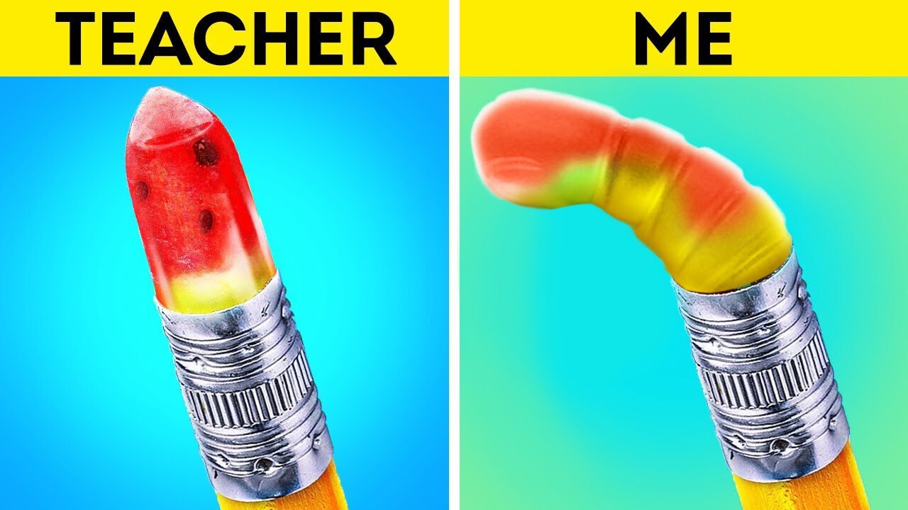 COLOURFUL ART CHALLENGE! 🎨 Amazing School Hacks & Easy Drawing Tricks by 123 GO SCHOOL