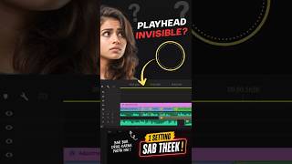 Playhead keeps vanishing during playback #fix #videoediting #shorts