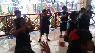 Natha \u0026 friend latihan tari ting ting tong