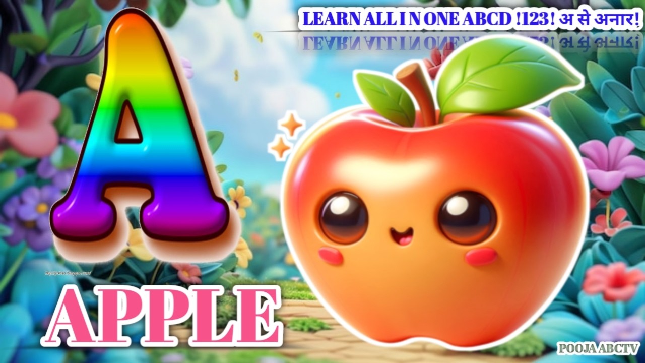 A to Z Letters and Words | Educational Video for Toddlers