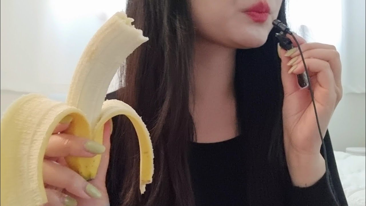 [asmr] 바나나 Asmr Banana Eating Sounds 4k Youtube