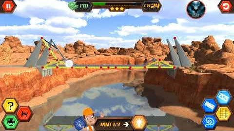 Bridge Construction Simulator 3d Level 24