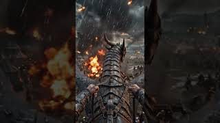 ⚔️ Ironclad Drake Over a Medieval War Valley 🐉 | Epic Battle Dragon Short