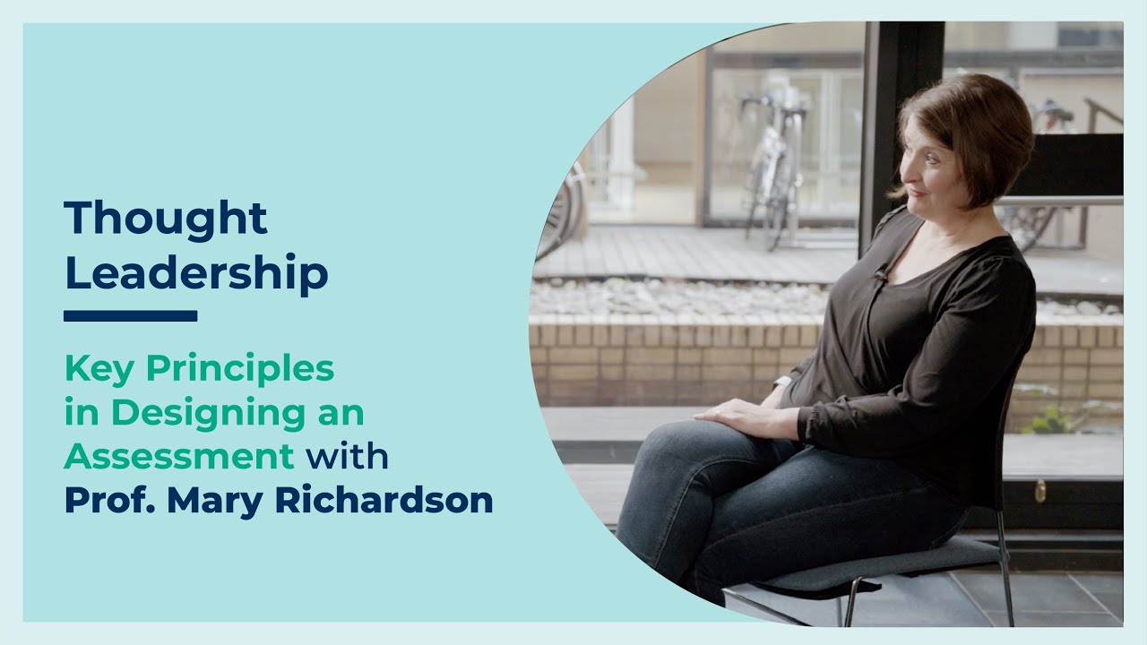 Key Principles in Designing an Assessment | Mary Richardson Series | EP02 | Inspera