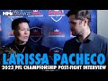 Larissa Pacheco Ready For &#39;War&#39; With Cris Cyborg After Historic 2023 PFL Championship Win