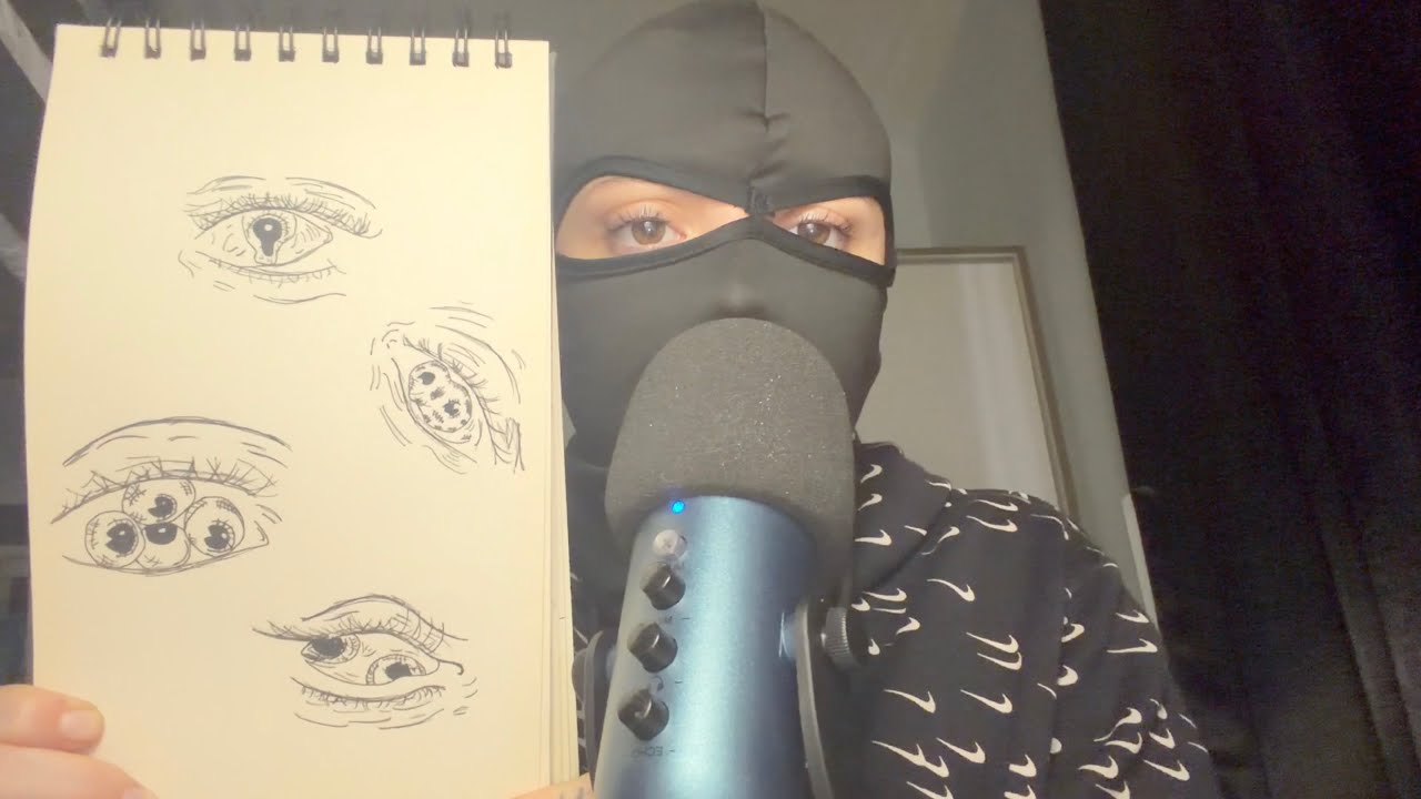Ti mostro i miei sketchbook! ( tracing e tapping) | ASMR whispering ita