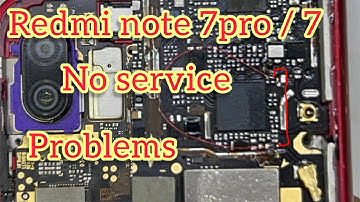 Redmi note 7 pro / 7 no service  problem || network problem 100% solution tested || jumper solution
