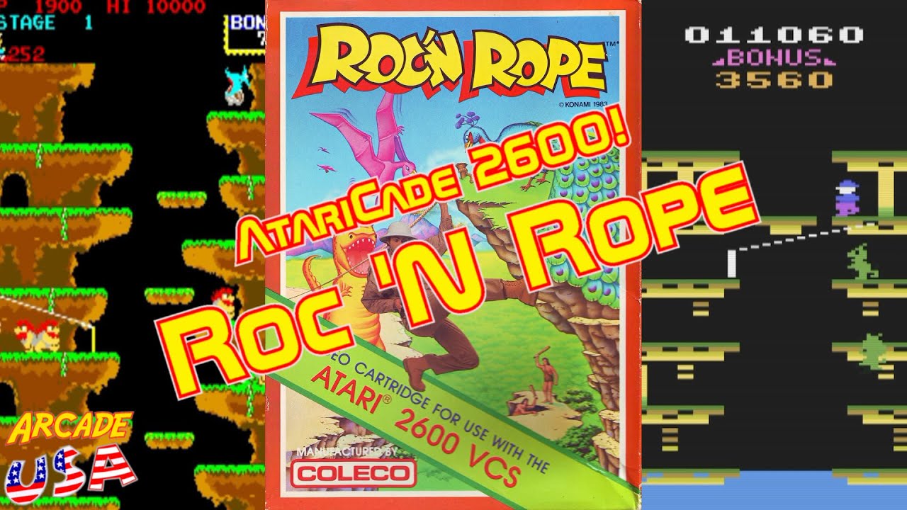 家庭用ゲームソフト ROC&#39;N ROPE [ATARI2600] 家庭用ゲームソフト ROC'N ROPE [ATARI2600] Atari 2600 VCS Roc