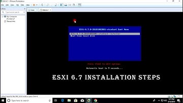 ESXi 6.7 installation steps | VMware vSphere Hypervisor 6.7