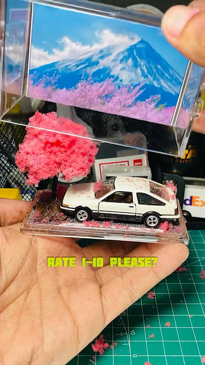 How to customize hotwheels diorama #hotwheels #diecast #hotwheelscustom #diecastcustom #Sakura