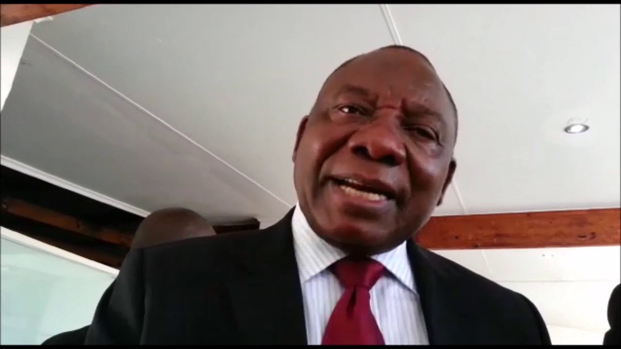 fmi Ramaphosa says 'we cannot have a South Africa of unruly people'