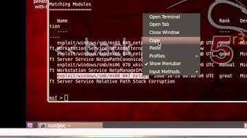 Backtrack 5 r3 exploit win xp sp3 + win7 + firewall video