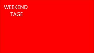 WEEKEND TAGE PROMO