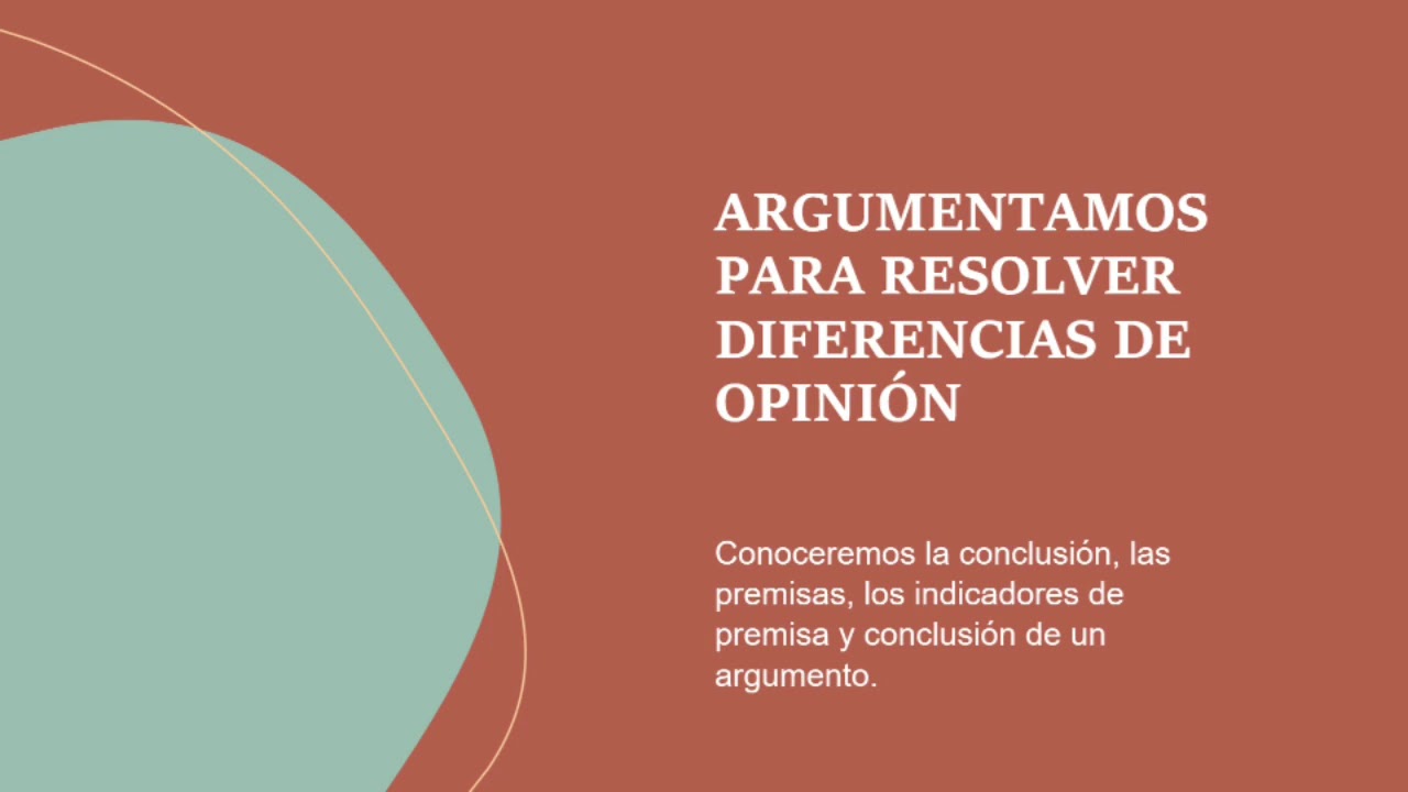 Argumentamos para resolver diferencias de opinión - Kate - YouTube