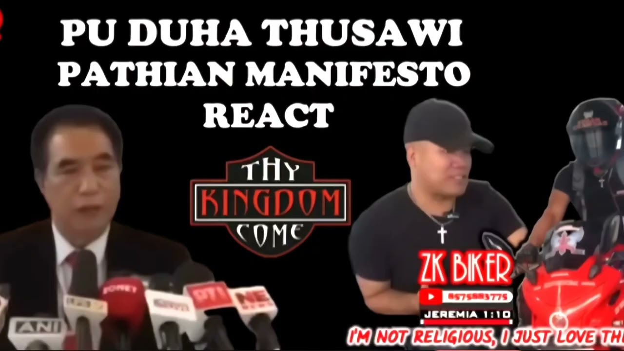 CM-Thusawi ropui leh rau, react-na ngaihnawm. (Pathian manifesto react) 