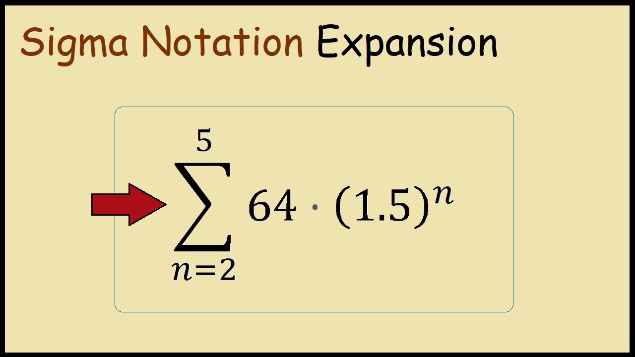 Sigma Notation How to Read (Example) - YouTube