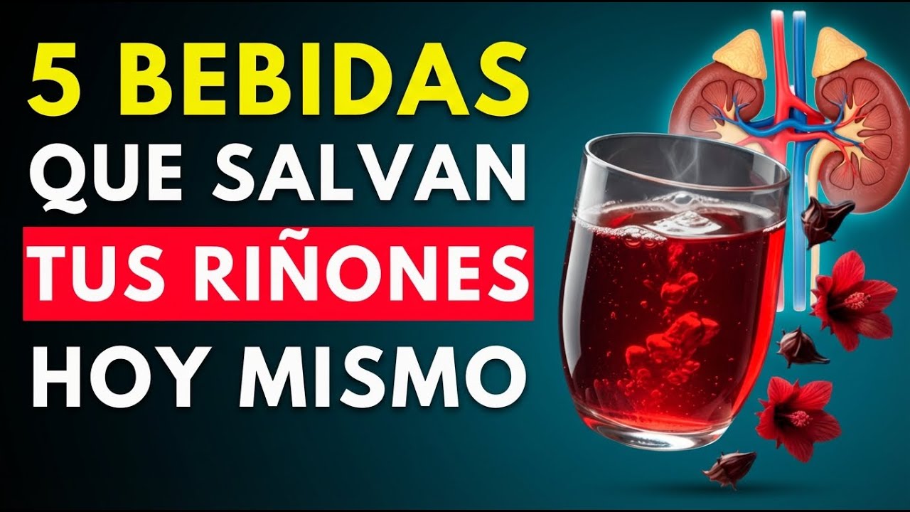 5 Bebidas Naturales que PROTEGEN tus RIÑONES (y cómo prepararlas en casa)