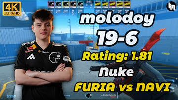 molodoy (19-6) FURIA vs NAVI (Nuke) | StarLadder Budapest Major 2025 #FURIA #molodoy