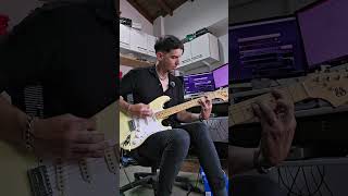 Test guitarra luthier stratocaster clásica vintage white all parts maple y lenga