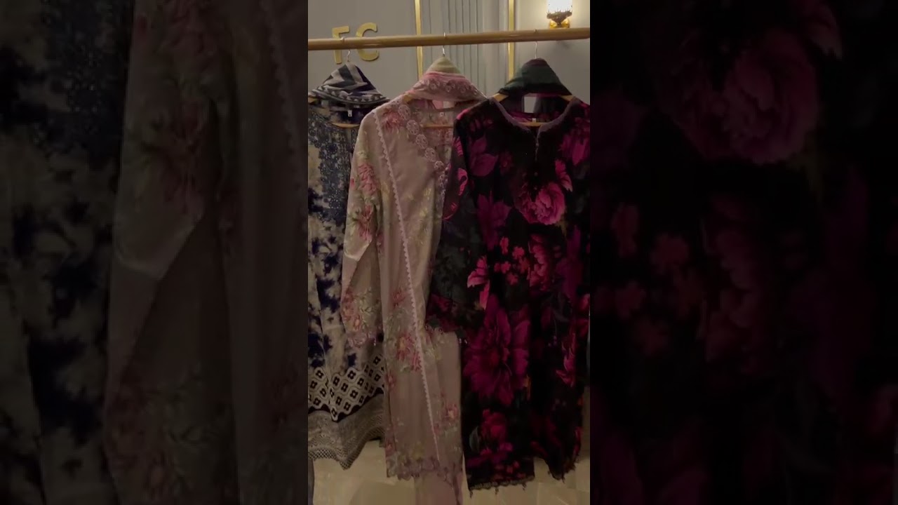 Lawn embroidered stiched 3 pieces with laces and buttons Embroidered dopatta chiffon