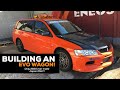 BUILDING AN EVO WAGON! ( Only 2500 Ever made - Japan Only )