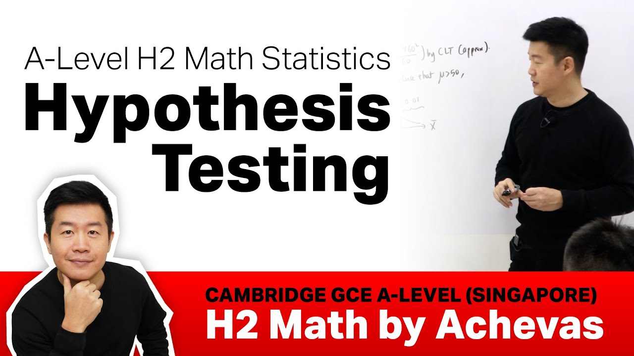 hypothesis testing h2 math