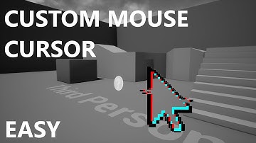 Tutorial - How To Use A Custom Mouse Cursor In Unreal Engine 4.28
