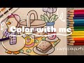 🧺✨ASMR Coloring 'Cute & Cozy' by Cocowyo with Colored Pencils