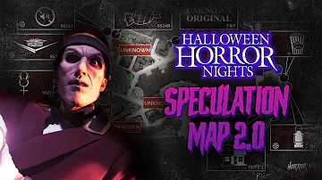 Halloween Horror Nights 2024 New Speculation Map | Version 2 Breakdown