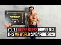 You'll never guess how old is this Mr World Singapore 2020 winner