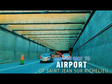 [ 4K VIDEO ] MONTREAL TO SAINT JEAN SUR RICHELIEU AIRPORT