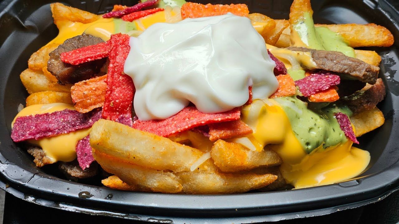 New Tacobells Steak Chile Verde Fries YouTube