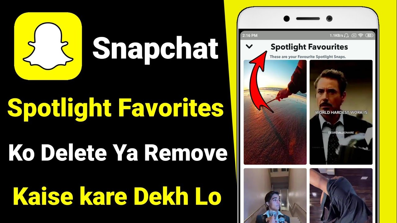 Snapchat Me Spotlight Favorites Delete Kaise Kare How To Delete