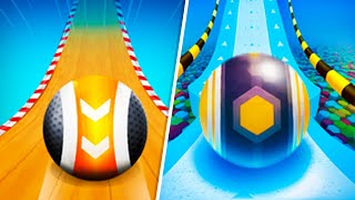 Sky Ball Jump vs Action Balls - Going Ball 3D Gyrosphere Race screenshot 1