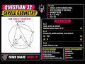 Question 32 Circle Geometry Challenge! ⚡ | Calculate &amp; Prove