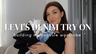 Levi's Denim Try-On Haul | Capsule Wardrobe Must Haves