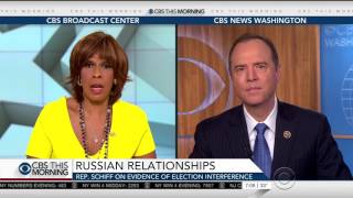 Rep. Schiff previews FBI director's House hearing on Russia probe on CBS This Morning