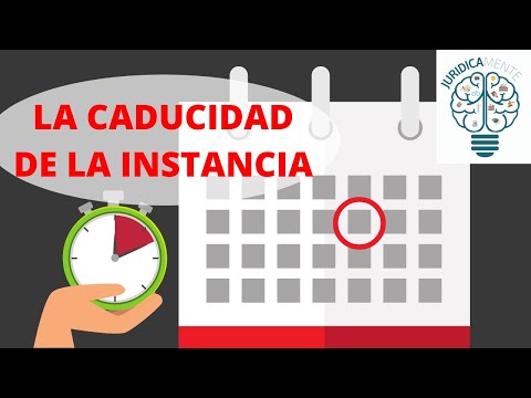 CADUCIDAD | CADUCIDAD DE LA INSTANCA