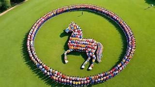 Cool Opening Ceremony Performance #performance   #SportsMeeting #animals