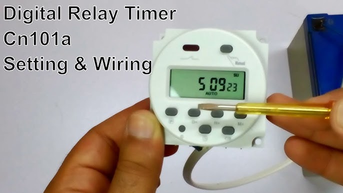 12V DC Programmable timer using the CN101a 12 volt. proper wiring