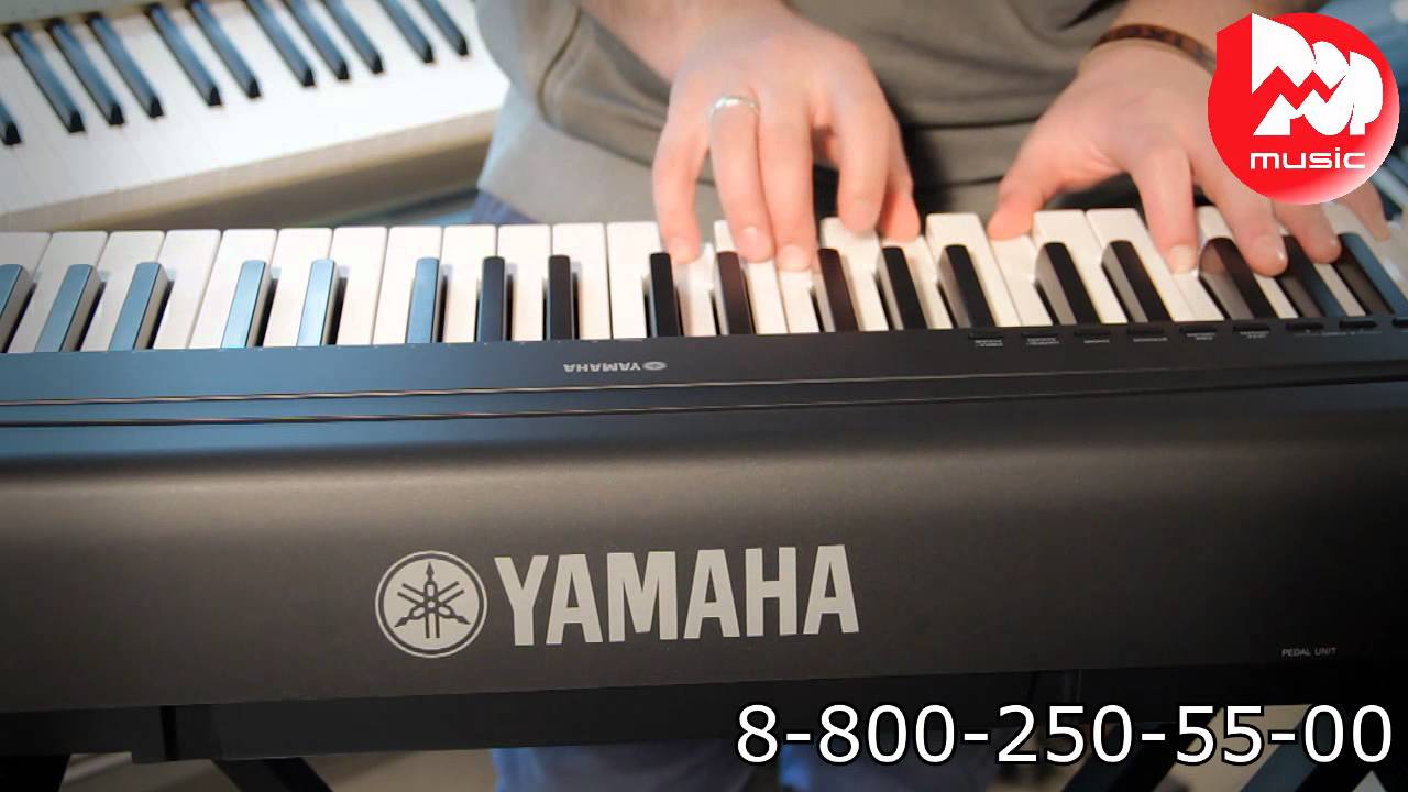 Цифровое пианино YAMAHA P-95B - YouTube